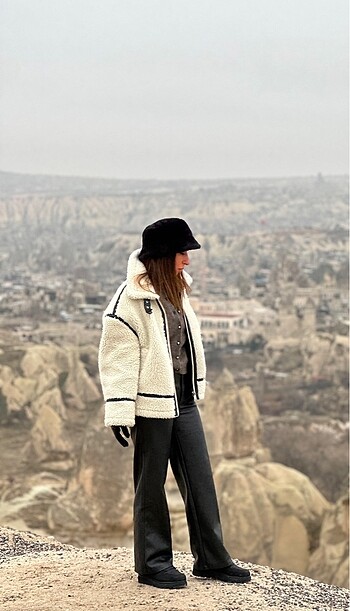 xs Beden çeşitli Renk Zara yünlü biker ceket xs