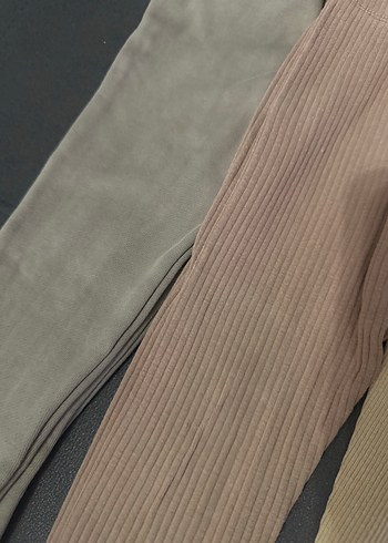 24-36 Ay Beden 2/3 yaş Kız Çocuk Pastel Renkli Rahat Tayt