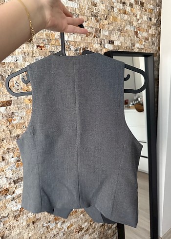 Zara Kumaş Yelek - Görsel 5