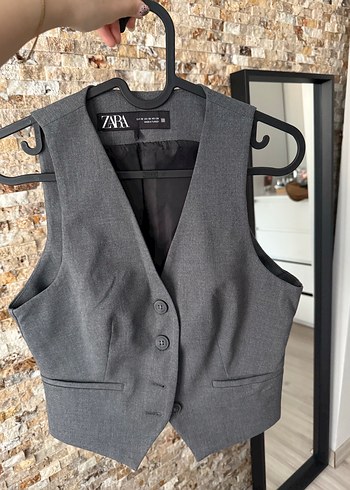 Zara Kumaş Yelek - Görsel 2