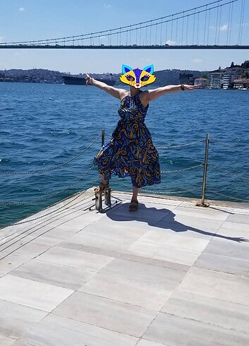 Diğer Mavi şık elbise