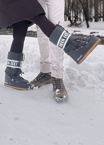 Moon Boot Icon Siyah Kadın Kar Botu - Görsel 4