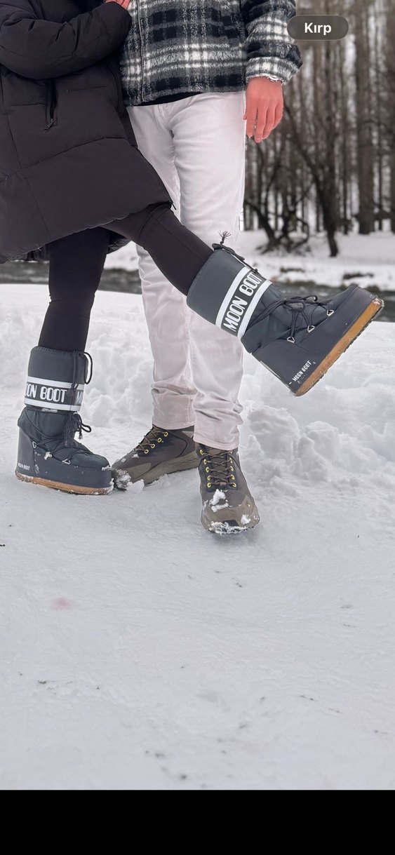 Moon Boot Icon Siyah Kadın Kar Botu - Görsel 4