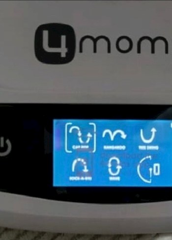 4moms Beyaz ve Gri Bebek Salıncağı - Görsel 2