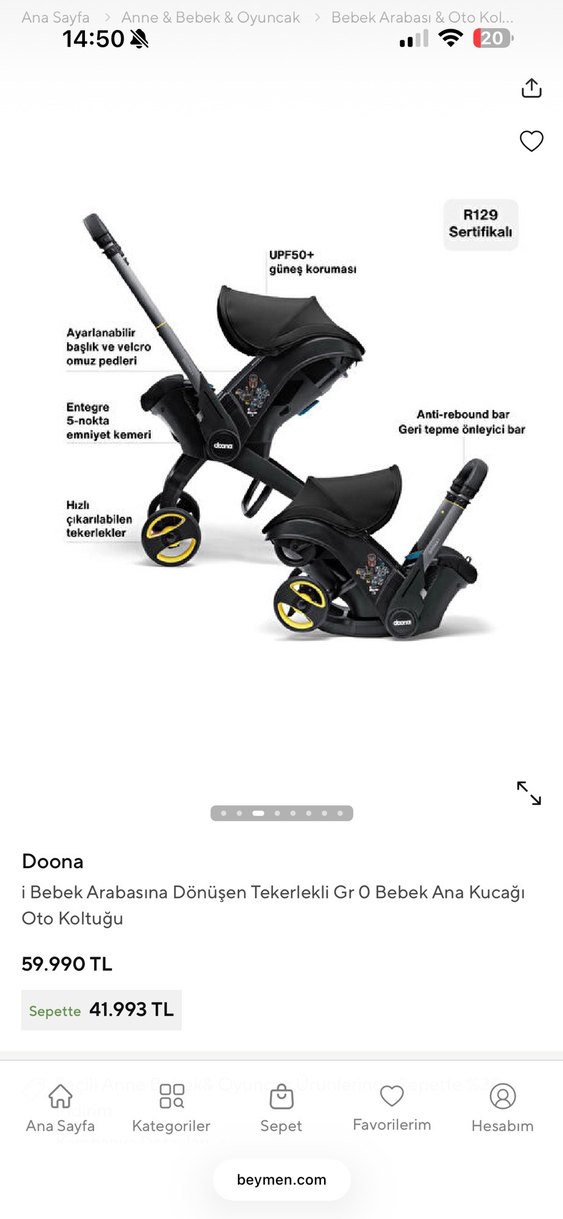 Doona Bebek Arabasına Dönüşen - Görsel 2