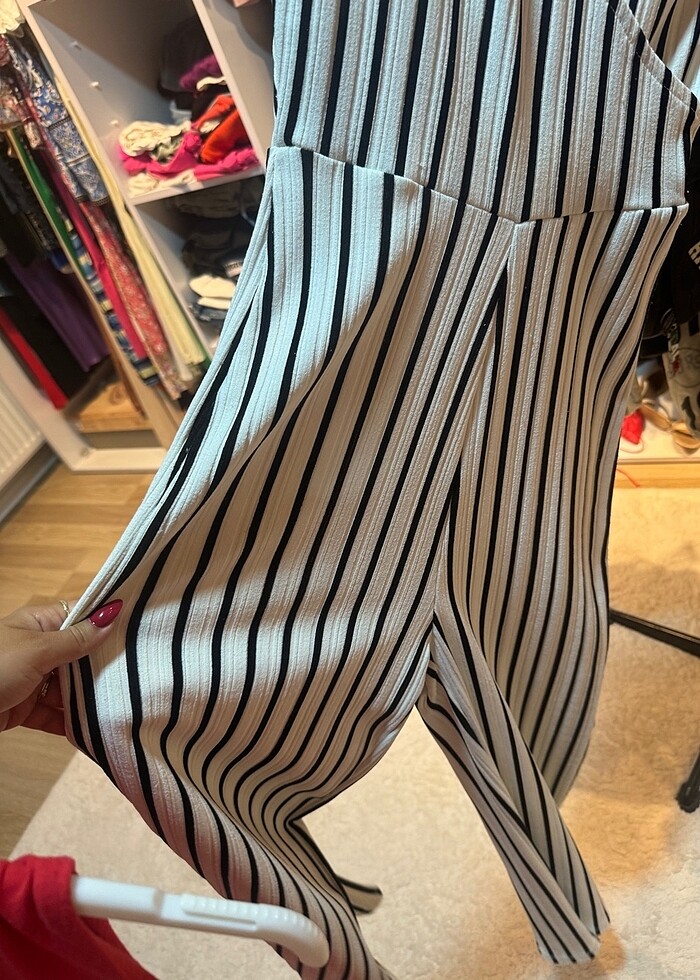 Çizgili tulum - Görsel 3