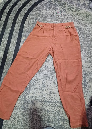 İkili havuç pantolom haki ve somon rengi - Görsel 2