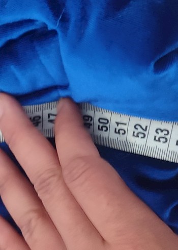 m Beden mavi Renk Mavi Fermuarlı Kısa Kadın Ceket