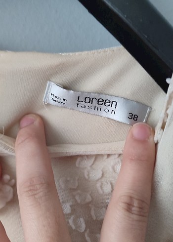 Nakışlı Bej Bohem Mini Elbise - Görsel 2