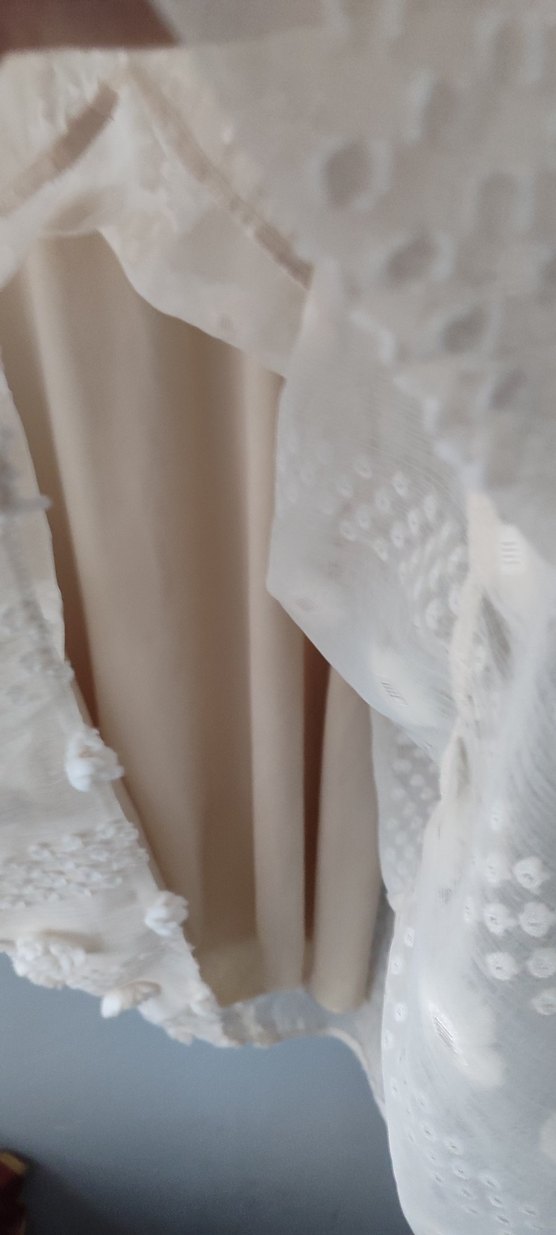 Nakışlı Bej Bohem Mini Elbise - Görsel 4