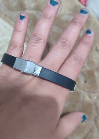 Erkek Altın Renkli Minimalist Bileklik - Görsel 2