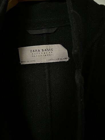 Zara Siyah palto