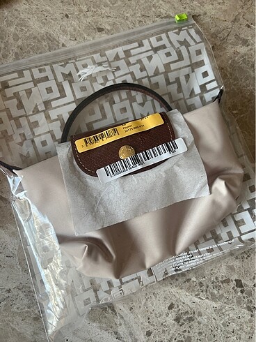 Longchamp Longchamp xs krem +askısı