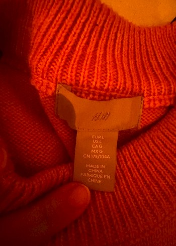 H&M Pembe Kadın Yün Kazak - Görsel 3