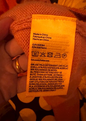 H&M Pembe Kadın Yün Kazak - Görsel 4