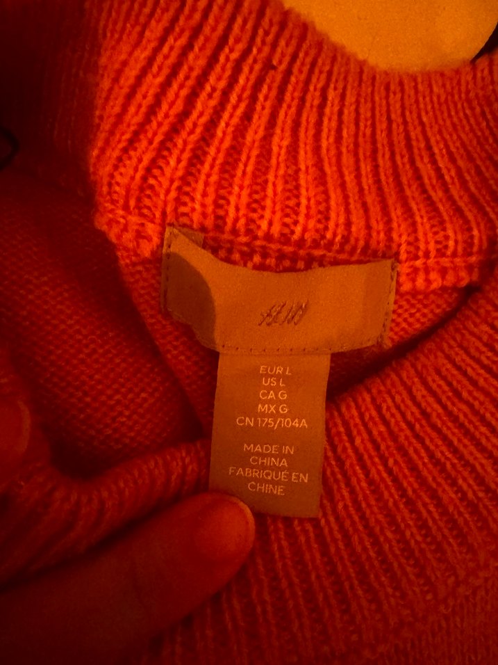 H&M Pembe Kadın Yün Kazak - Görsel 3