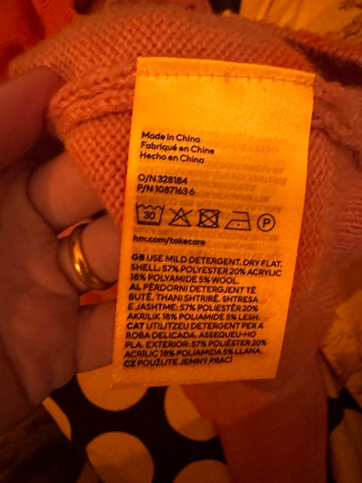 H&M Pembe Kadın Yün Kazak - Görsel 4