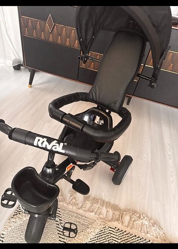 Rival Siyah Üç Tekerlekli Çocuk Bisikleti - Görsel 6