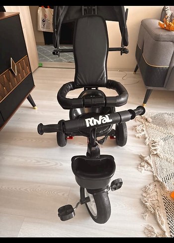 Rival Siyah Üç Tekerlekli Çocuk Bisikleti - Görsel 7