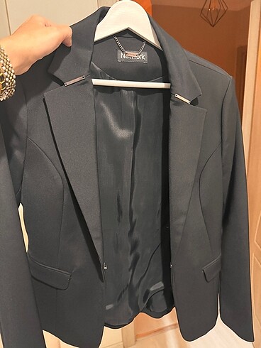 Network blazer ceket