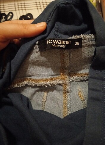 36 Beden lacivert Renk Lc Waikiki hamile kot pantolon