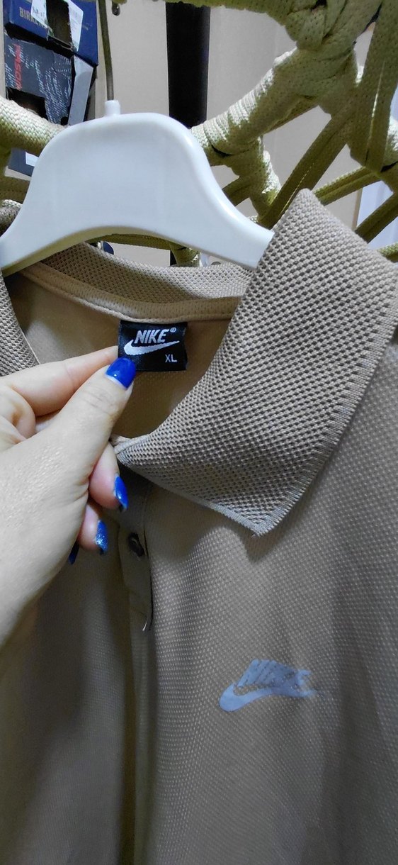 bej Düğmeli Kısa Kollu Erkek Polo Tişört - Görsel 2