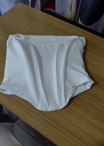 Beyaz Drapeli Straplez Mini Büstiyer - Görsel 6