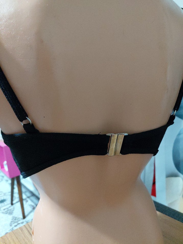 Dantel Detaylı Siyah Gotik Büstiyer - Görsel 3