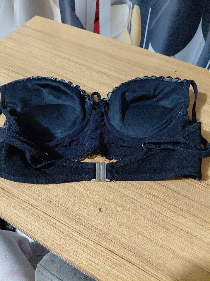 Dantel Detaylı Siyah Gotik Büstiyer - Görsel 5