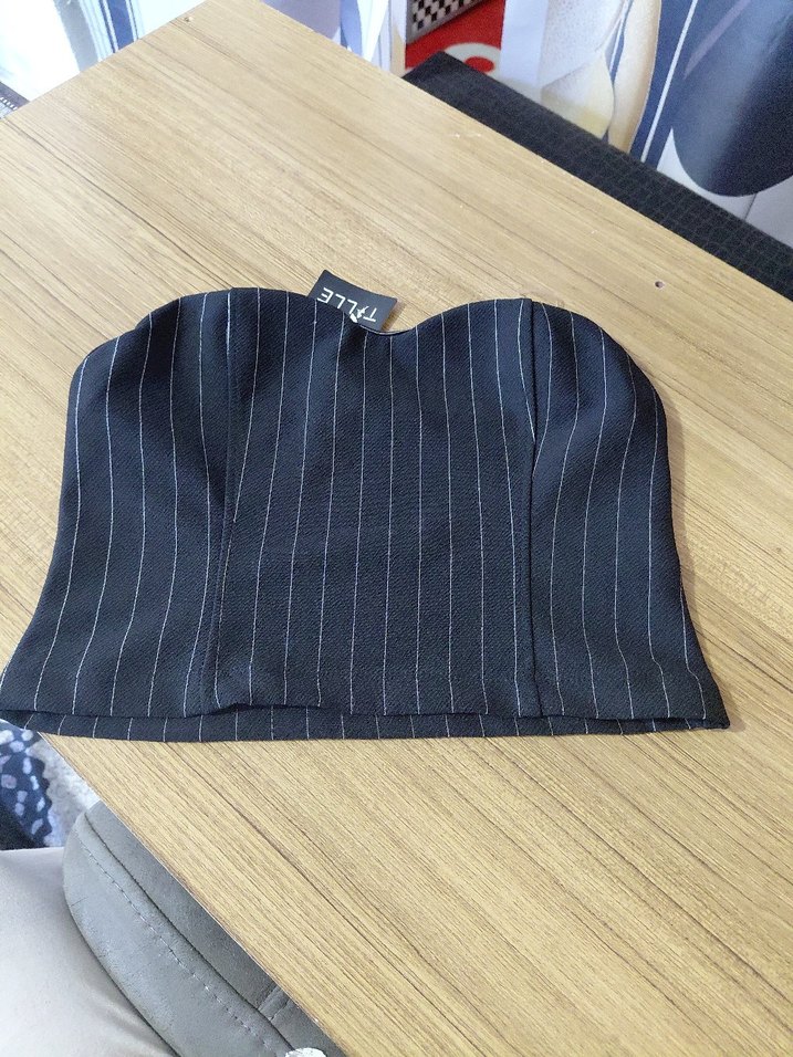 Siyah Straplez bustiyer - Görsel 3