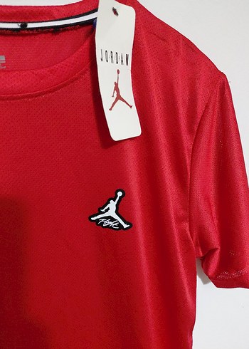 Erkek Kırmızı Kısa Kollu Spor Tişört - Görsel 4