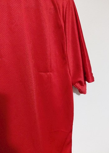 Erkek Kırmızı Kısa Kollu Spor Tişört - Görsel 5