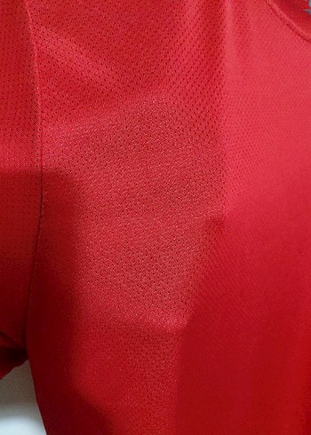 Erkek Kırmızı Kısa Kollu Spor Tişört - Görsel 3