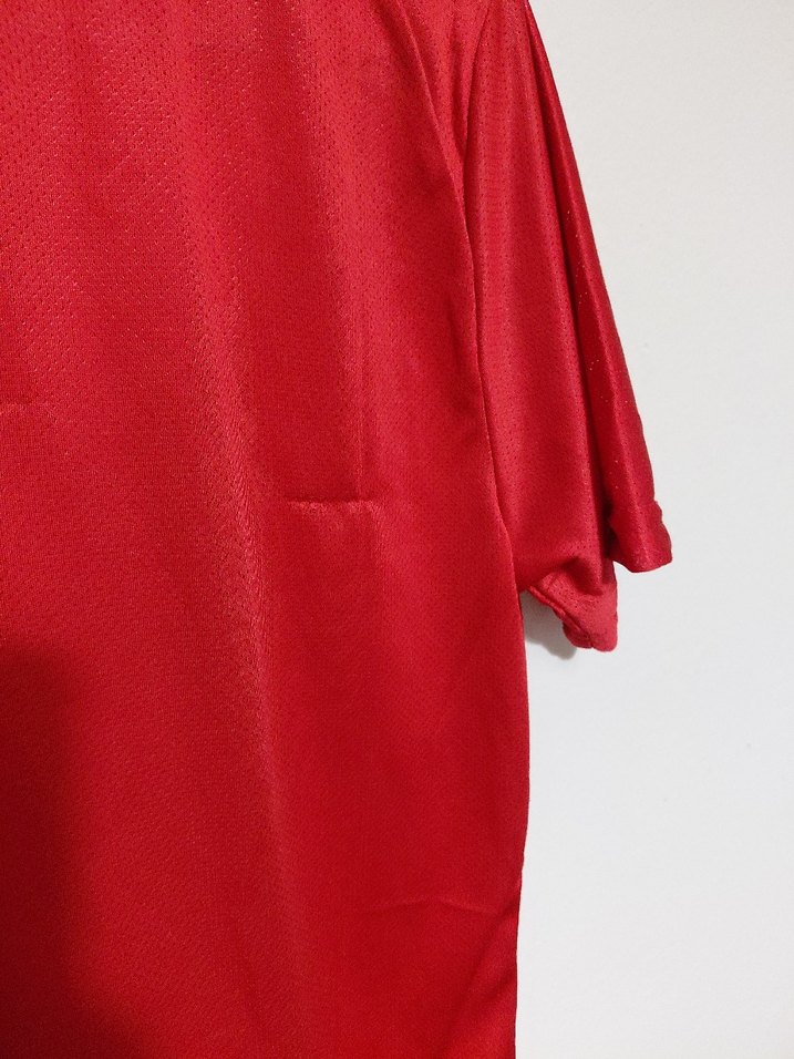 Erkek Kırmızı Kısa Kollu Spor Tişört - Görsel 5