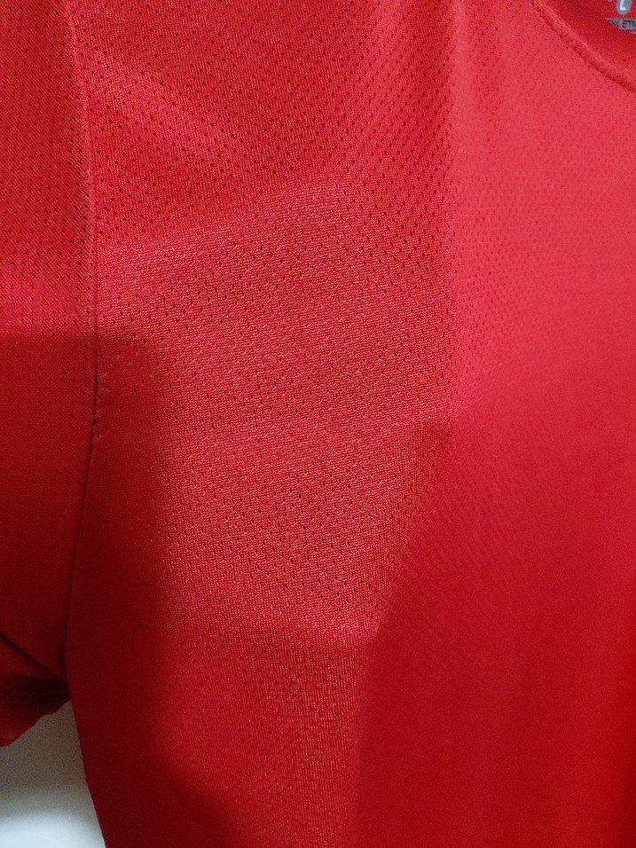 Erkek Kırmızı Kısa Kollu Spor Tişört - Görsel 3