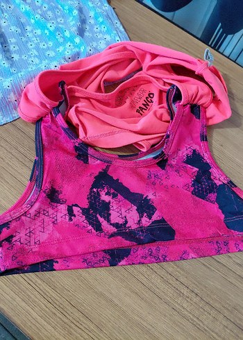 Kız Çocuk Panco Baskılı V Yaka Yelek - Görsel 4