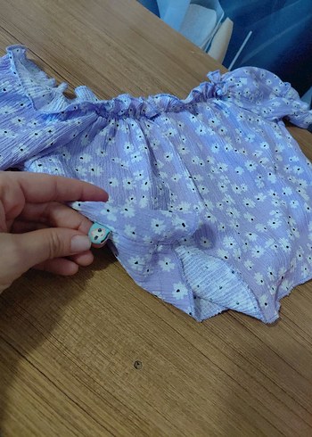 Kız Çocuk Panco Baskılı V Yaka Yelek - Görsel 5