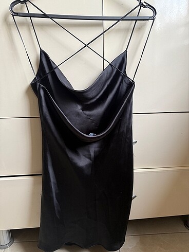 Zara Zara saten elbise