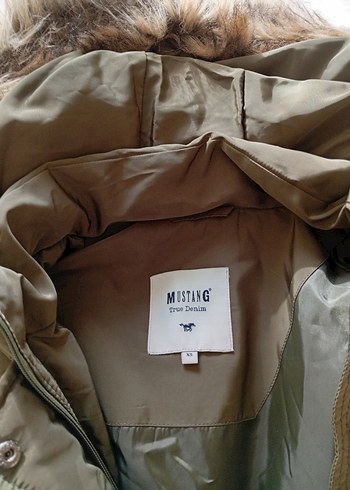 yeşil Kürklü Kadın Kışlık Mont - Görsel 5