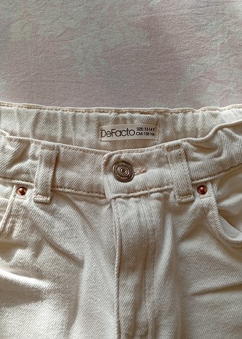 2 adet kız çocuk için kot pantolon - Görsel 10