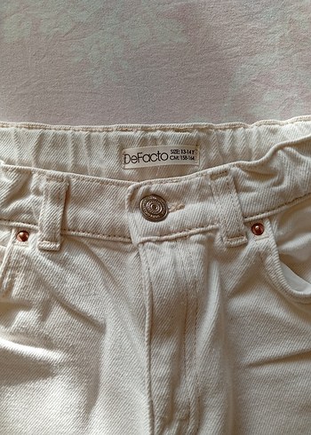 2 adet kız çocuk için kot pantolon - Görsel 9