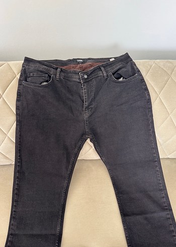 Diğer Koyu Antrasit Dar Kesim Denim Jean