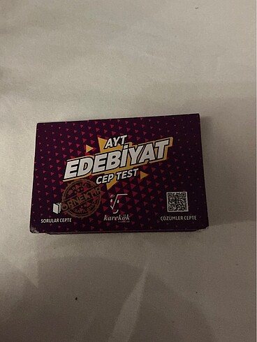 Edebiyat ayt 12. Sınıf cep test