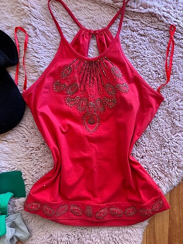 Vintage sıfır kol crop