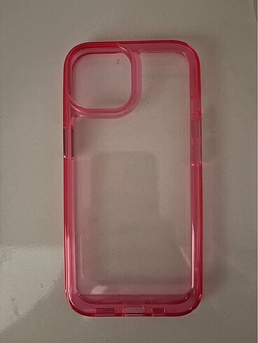 Pembe Şeffaf İphone 15 Kılıf