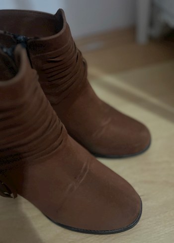 Kadın Kahverengi Süet Bohem Bot - Görsel 3