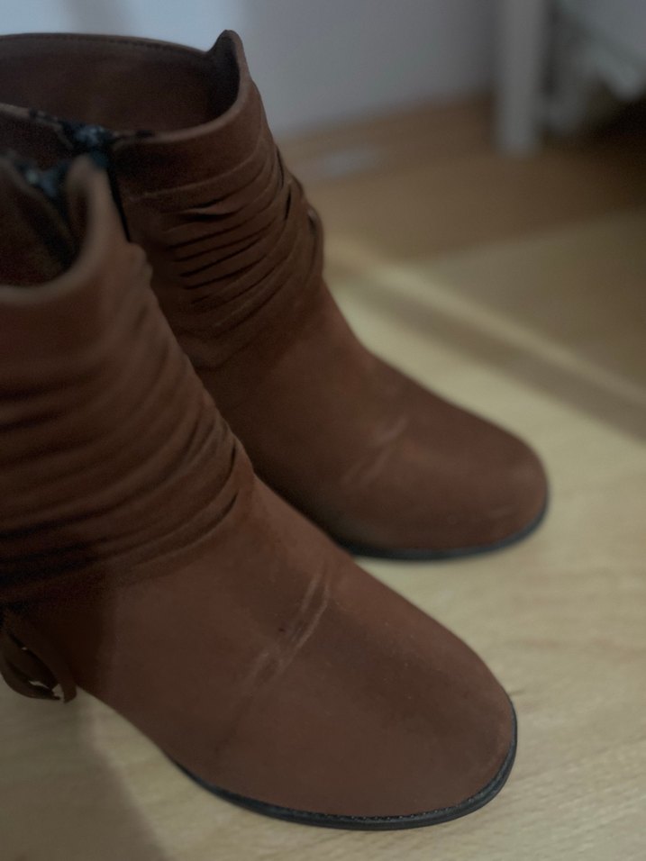 Kadın Kahverengi Süet Bohem Bot - Görsel 3