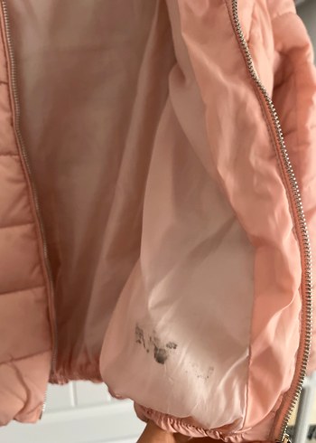 Kadın Pudra Pembe Kürklü Kışlık Mont - Görsel 5