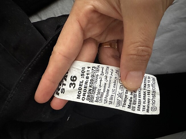 36 Beden Siyah skinny kadın pantolon