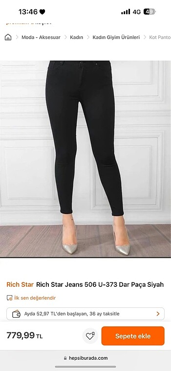 36 Beden siyah Renk Siyah skinny kadın pantolon